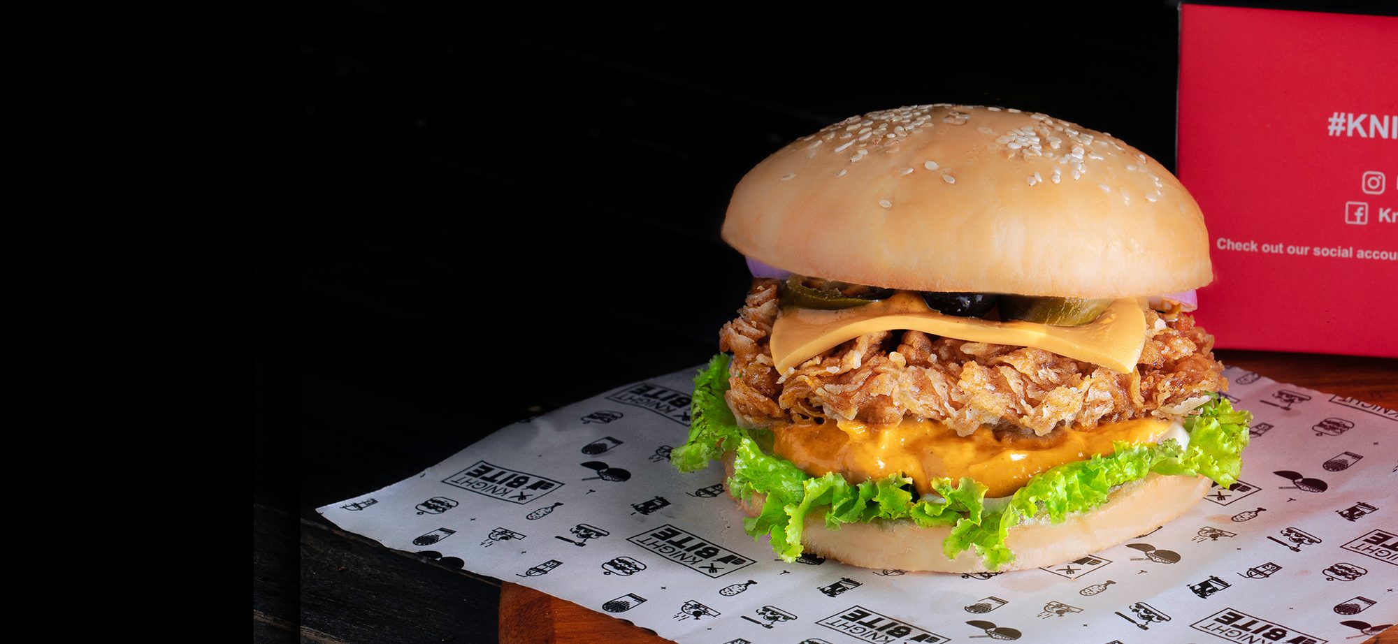 The Knight Chicken Burger